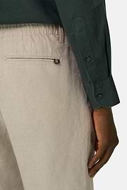 Hemd Aus Leinen Regular Fit, Dunkelgrün, thumb, 4