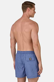 Maillot De Bain Imprimé Géométrique, Bleu clair, hi-res