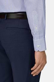 Camicia A Righe In Cotone Regular Fit, Blu, thumb, 4