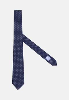 Geometric Motif Silk Tie