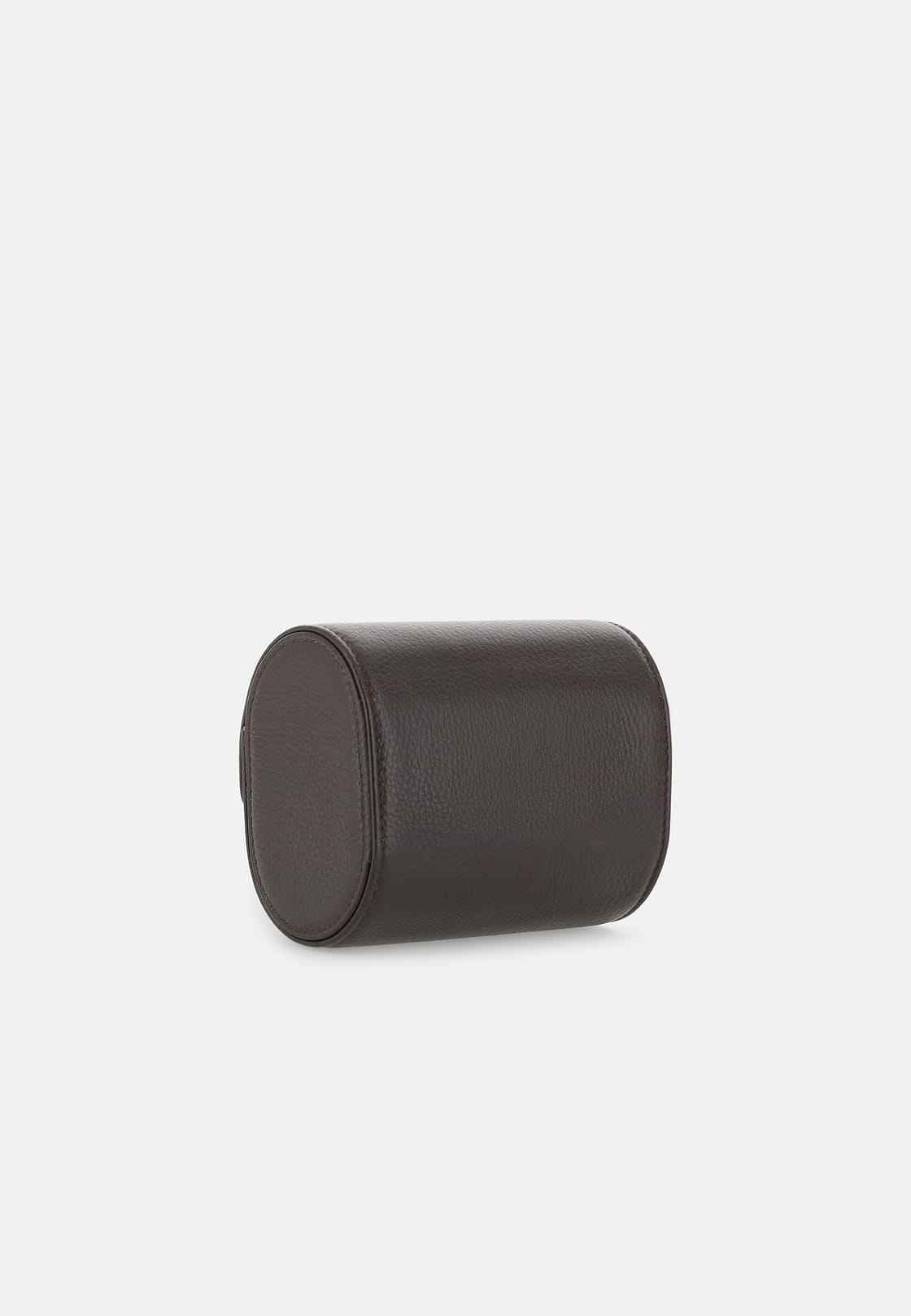Watch Holder in Drummed Leather, Dark brown, hi-res, 4