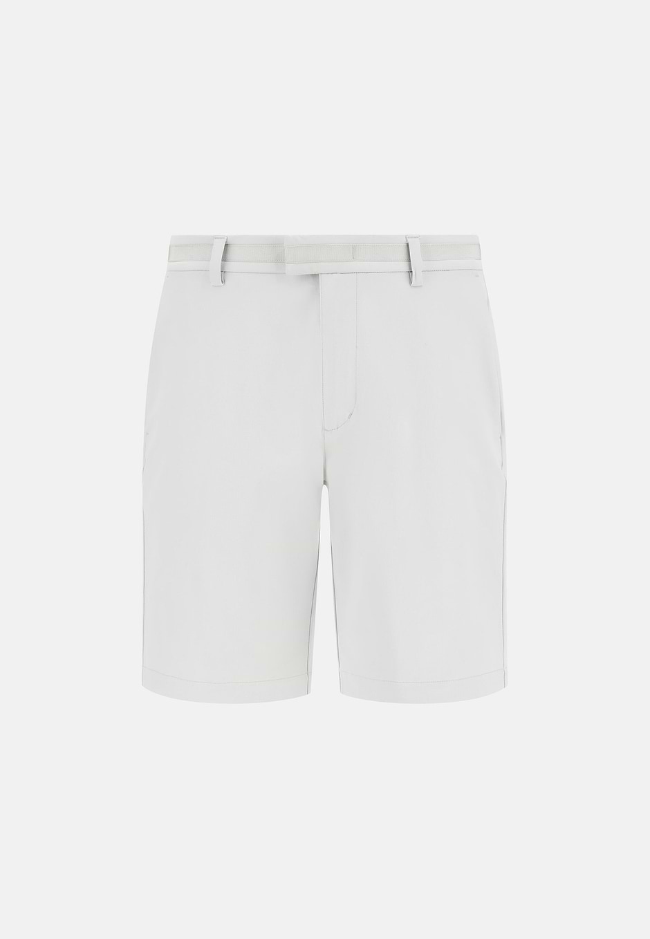 B Tech Stretch Nylon Bermuda Shorts, Ice, hi-res