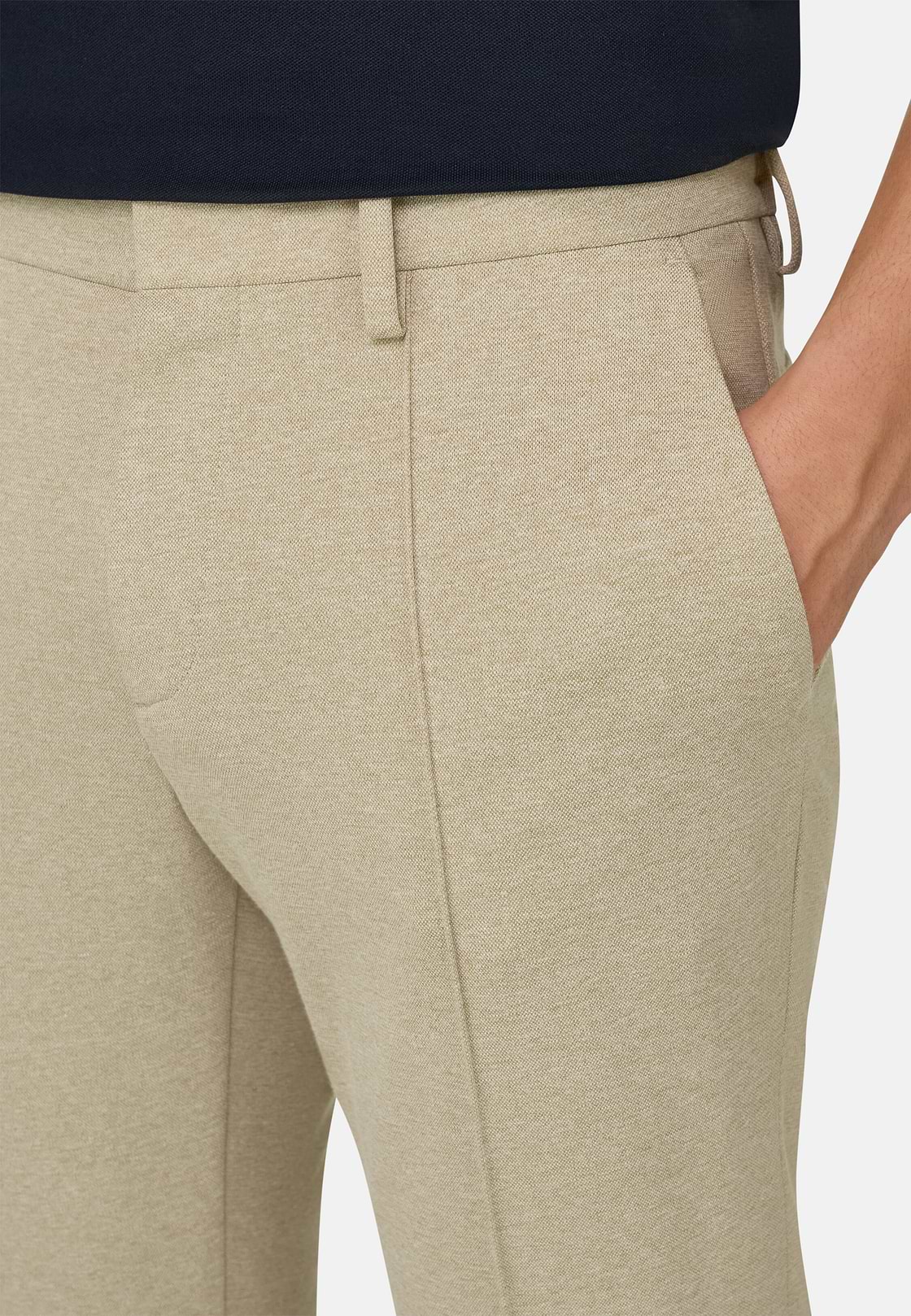 Spodnie z mieszanki bawełny, Beige, hi-res, 4