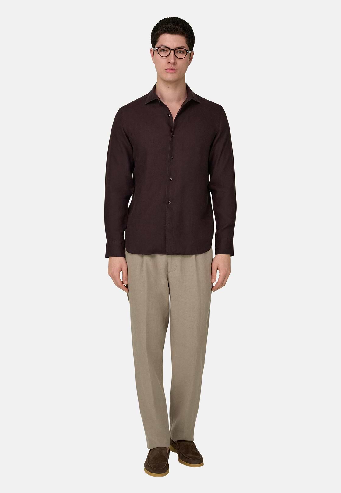 City Linen Trousers, Taupe, hi-res, 2