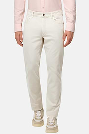 Jean En Coton Extensible, Sable, hi-res