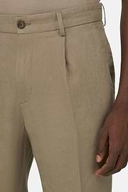 Solid Linen Pince Pants, , thumb, 5