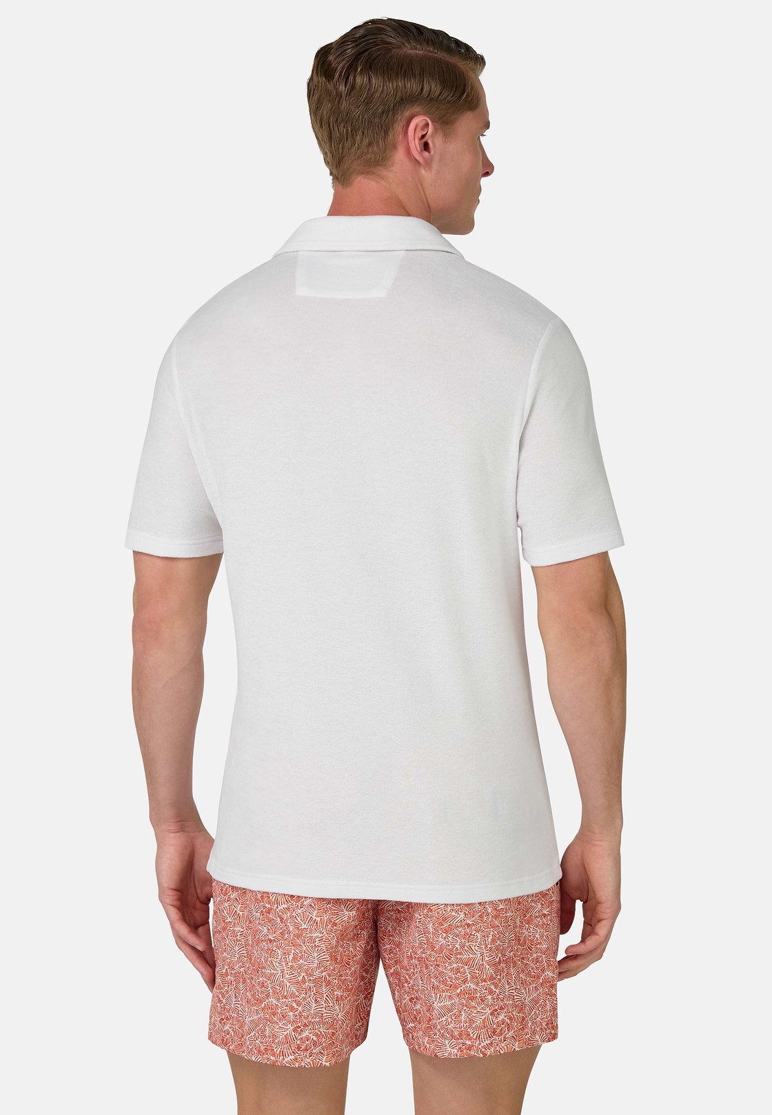 Polo En Nylon Coton, Blanc, hi-res