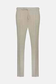 Pantalón De Lino Puro, Beige, hi-res