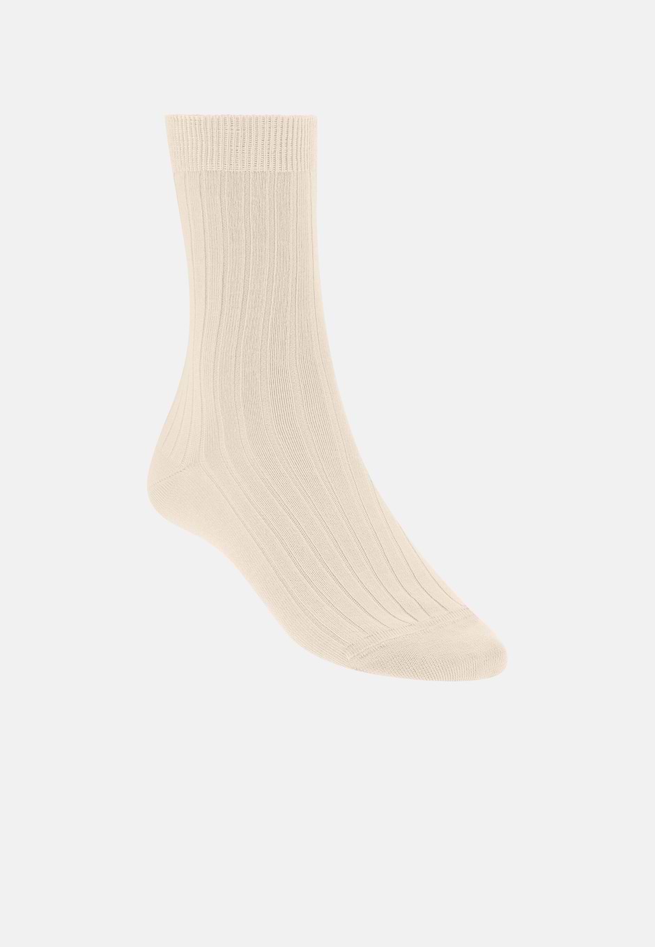 Ribbed Socks, Sand, hi-res