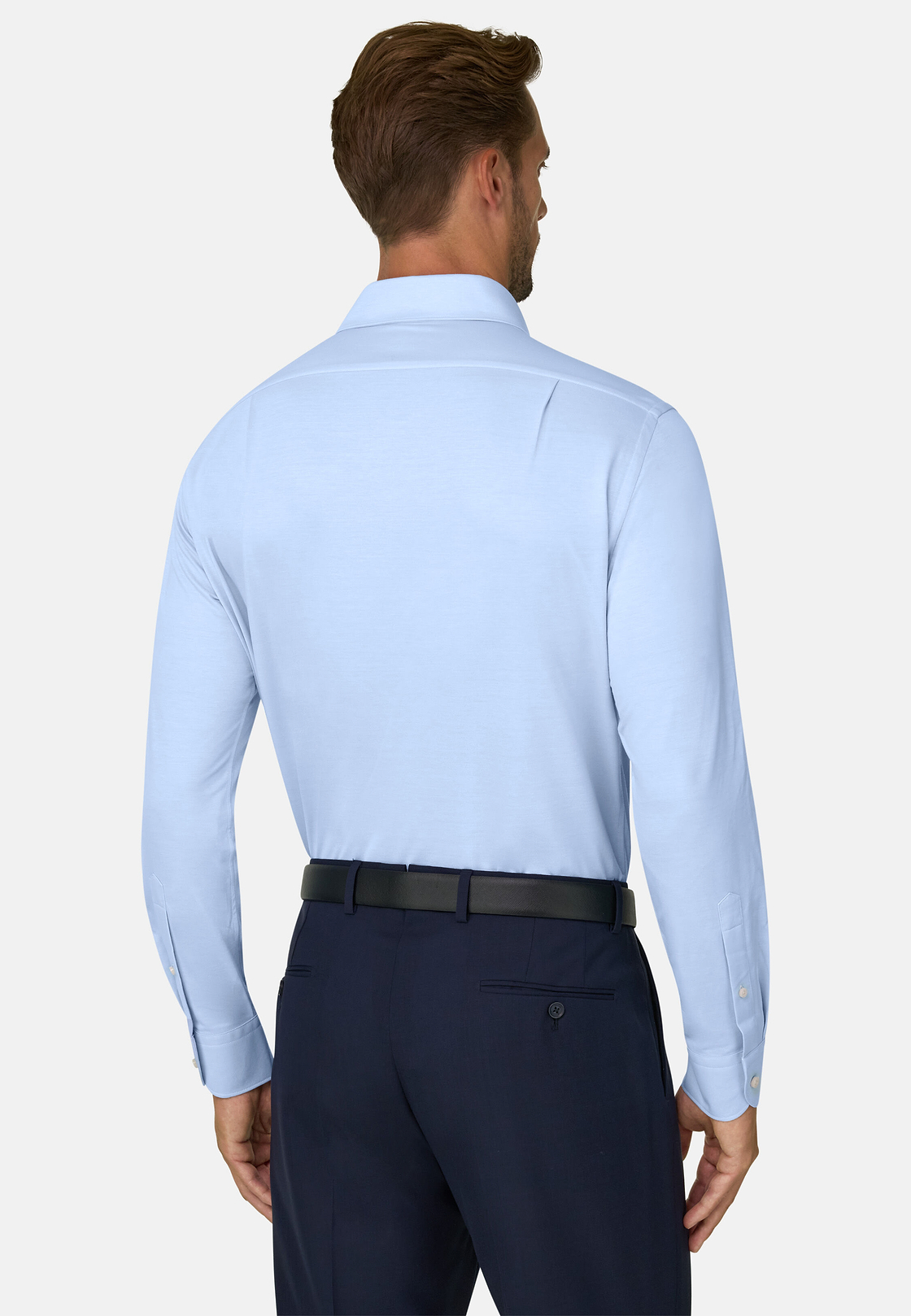 Polo En Jersey Japonais Regular Fit, Bleu clair, hi-res, 6