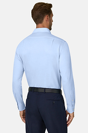 Polo En Jersey Japonais Regular Fit, Bleu clair, thumb, 6
