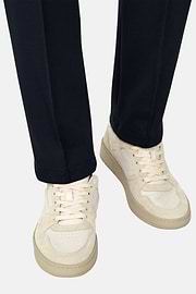 ORIGIN Trainers in Leather Blend, OFFWHITE, thumb, 2