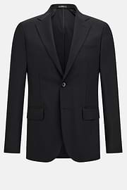 Travel wool jacket, Black, hi-res