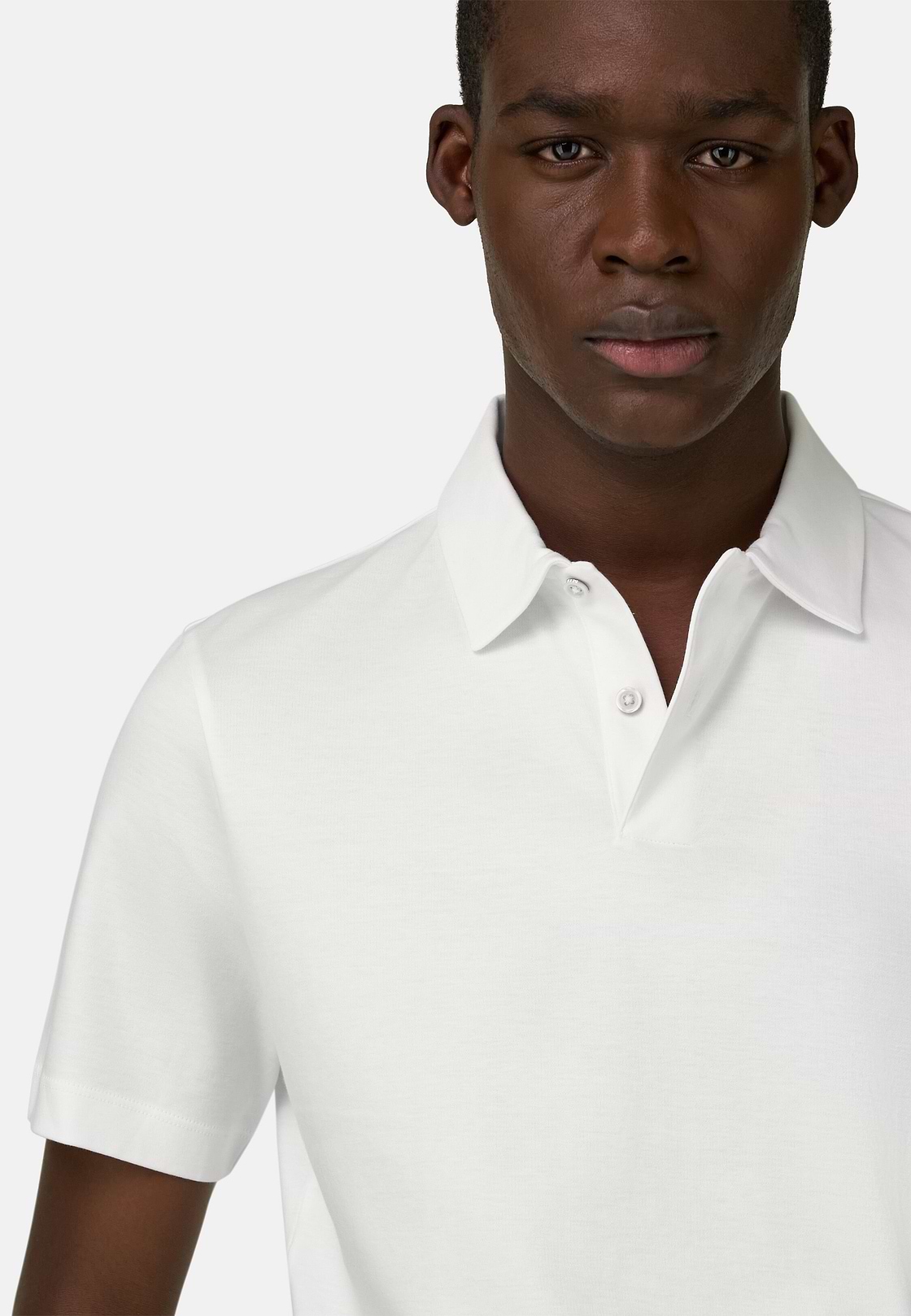 Polo En Interlock, Blanc, hi-res, 4