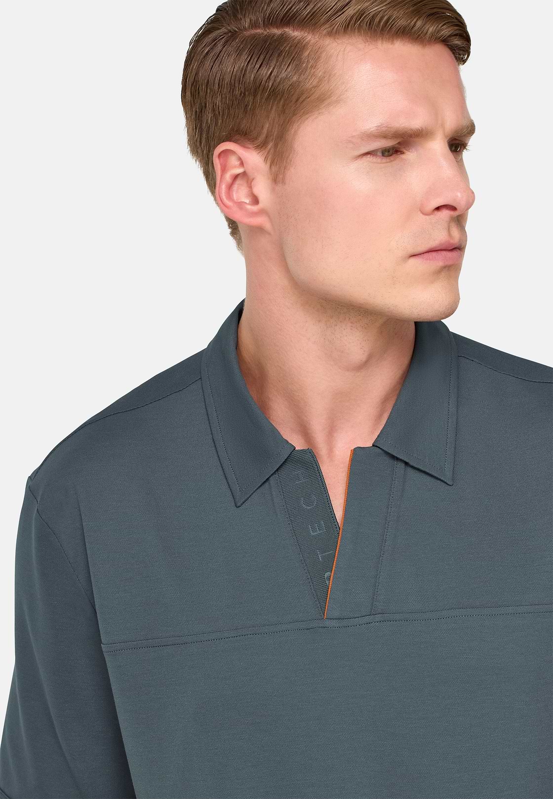 Pikee-Polo Cool Jade-Fresh, Holzkohle, hi-res