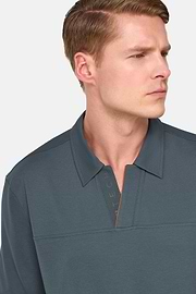 Pikee-Polo Cool Jade-Fresh, Holzkohle, hi-res