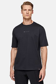 T-shirt van high-performance jersey, Charcoal, hi-res