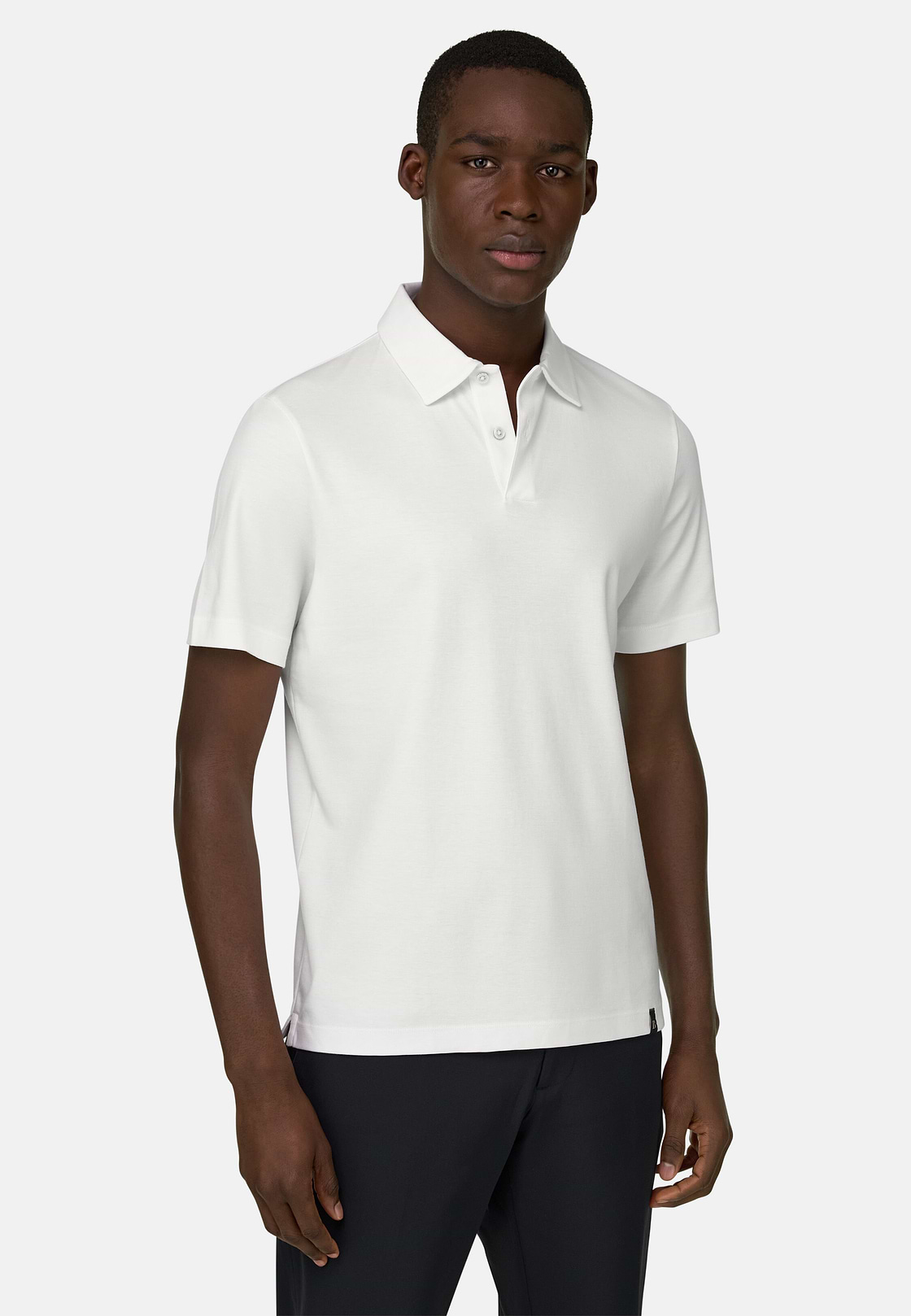 Polo En Interlock, Blanc, hi-res, 2