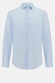 Slim Fit Stretch Nylon Shirt, Light Blue, hi-res