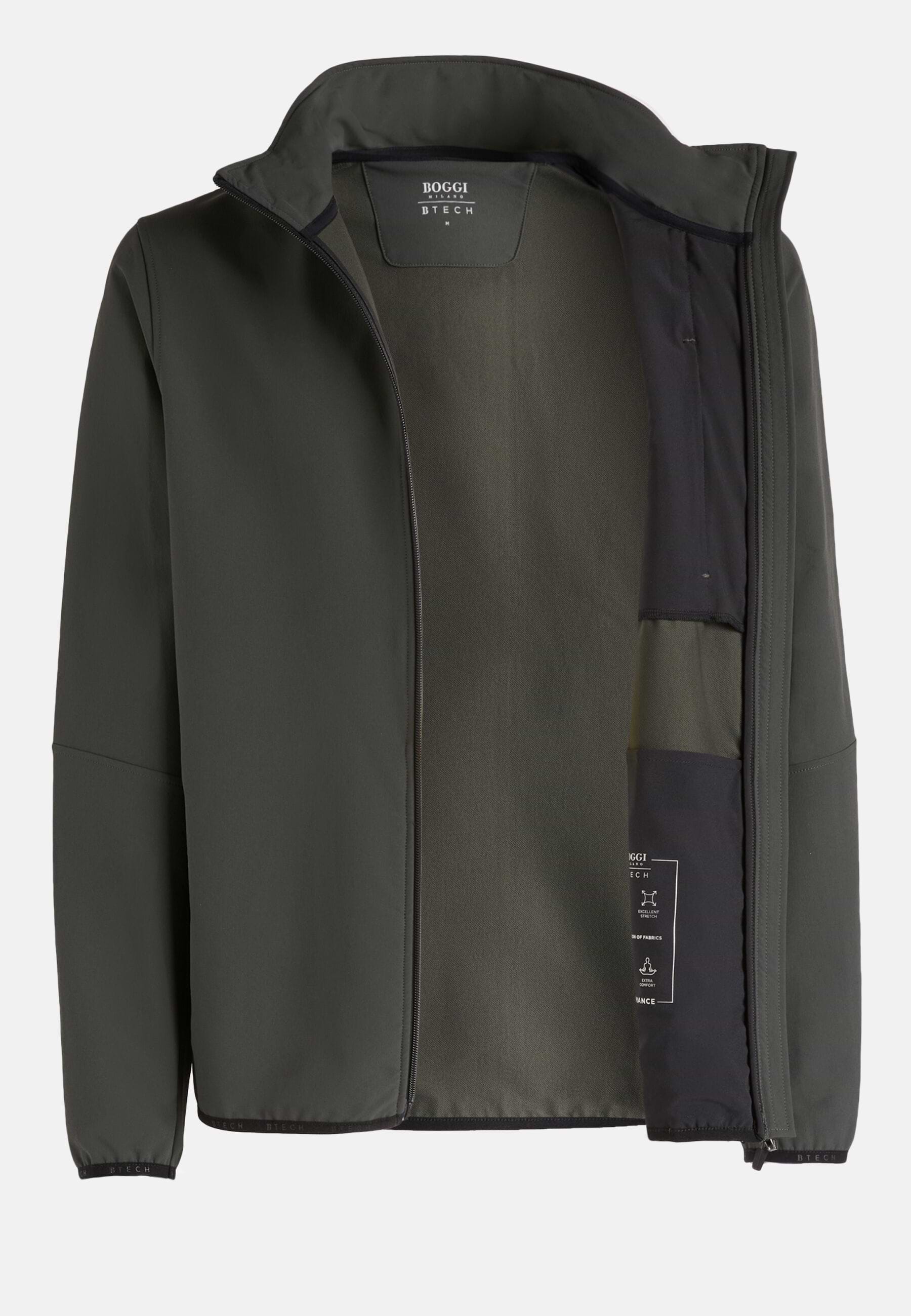 Windproof Jacket in B-Tech Stretch Nylon | Boggi