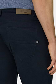 Cotton Tencel 5 Pockets, Navy blue, thumb, 5