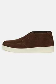 Suede Loafers, Brown, hi-res