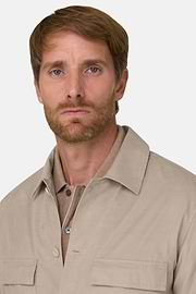 Overshirt in Corduroy Lined with Flannel, Sand, thumb, 3