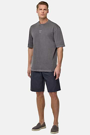 Cotton Jersey T-Shirt, Charcoal, hi-res