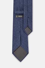 Tie Herringbone Pattern in Wool Cashmere, Blue, thumb, 3