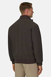 Jacket in Wool Blend, Taupe, thumb, 4
