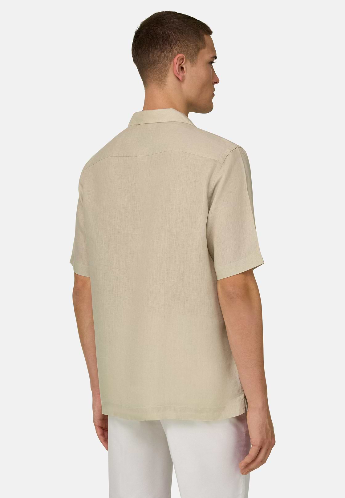 Hemd Aus Leinen Regular Fit, Beige, hi-res, 3