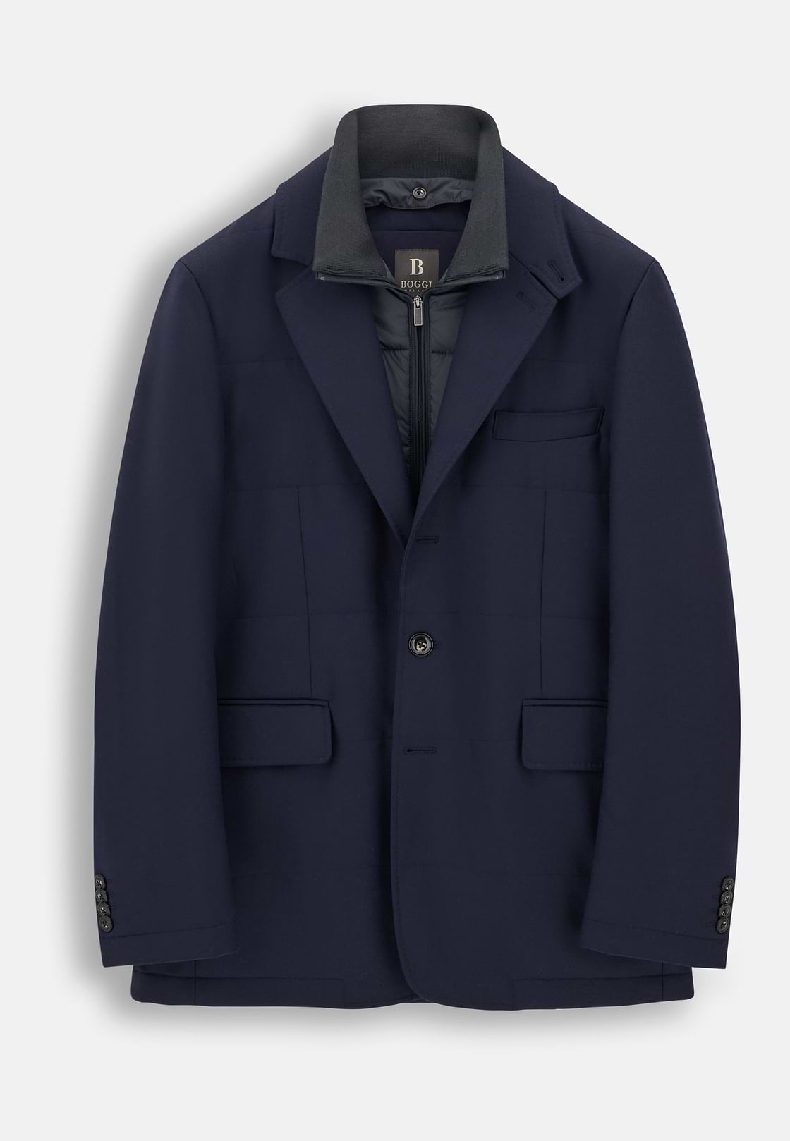 Jack Gemêleerd in Wol, Navy blue, hi-res, 6