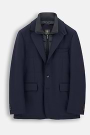 Jack Gemêleerd in Wol, Navy blue, thumb, 6