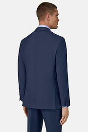 Anzug Aus Wolle, Blau, thumb, 3
