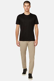 Camiseta De Punto De Algodón Pima, Negro, hi-res