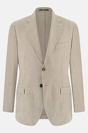 Veste En Lin, Sable, thumb, 5