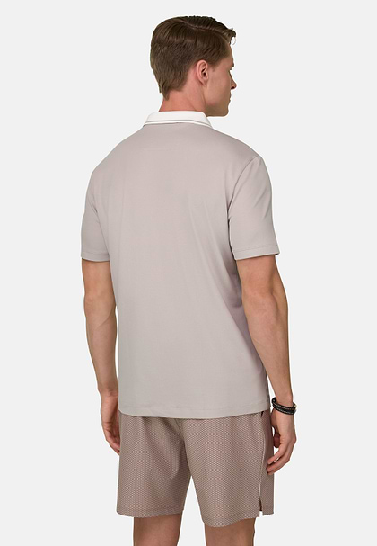 Poloshirt Aus Leistungsstarkem Piqué Mit S-Cafè®-Garn, Sand, hi-res