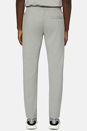 Stretch Interlock Technical Fabric Trousers, Grey, hi-res