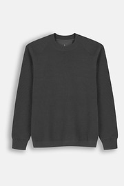 Rundhalspullover aus Merino-Mischgewebe WOOLTECH, Militärgrün, thumb, 5