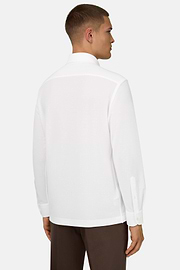 Camisa Polo de Malha Japonesa, White, thumb, 3