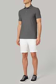 POLO IN JERSEY DI COTONE CREPE REGULAR FIT, , thumb, 2