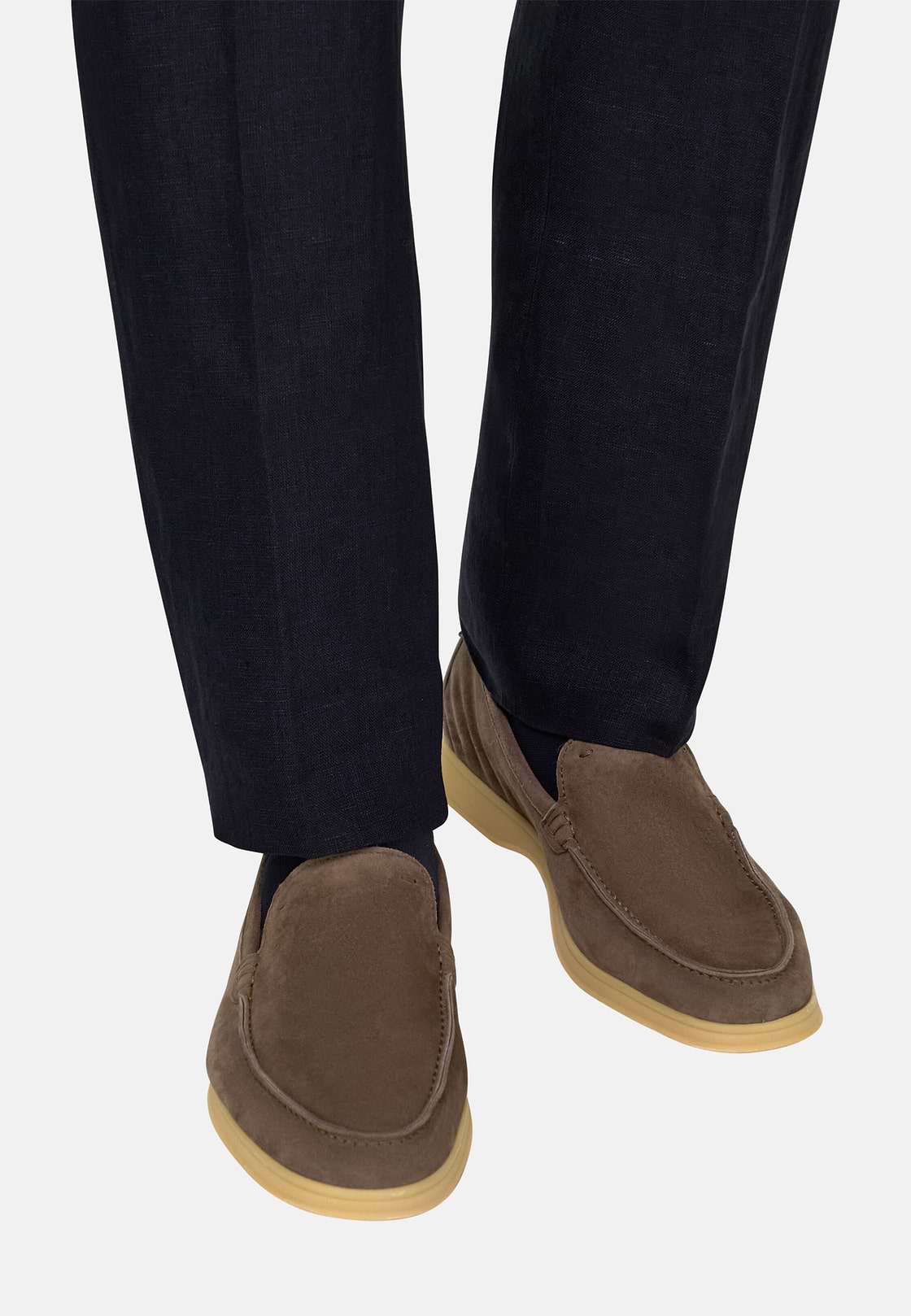 Mocassins Aria En Daim, Marron foncé, hi-res, 2