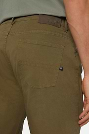 Cotton Tencel Stretch 5 Pockets, Military Green, hi-res