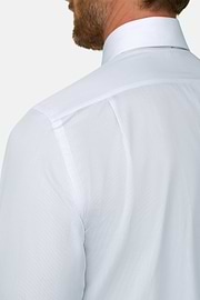 Shirt Striped Cotton Muslin Regular Fit, Light Blue, thumb, 4