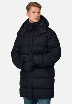 Parka Padded Wool Blend with Goose Down