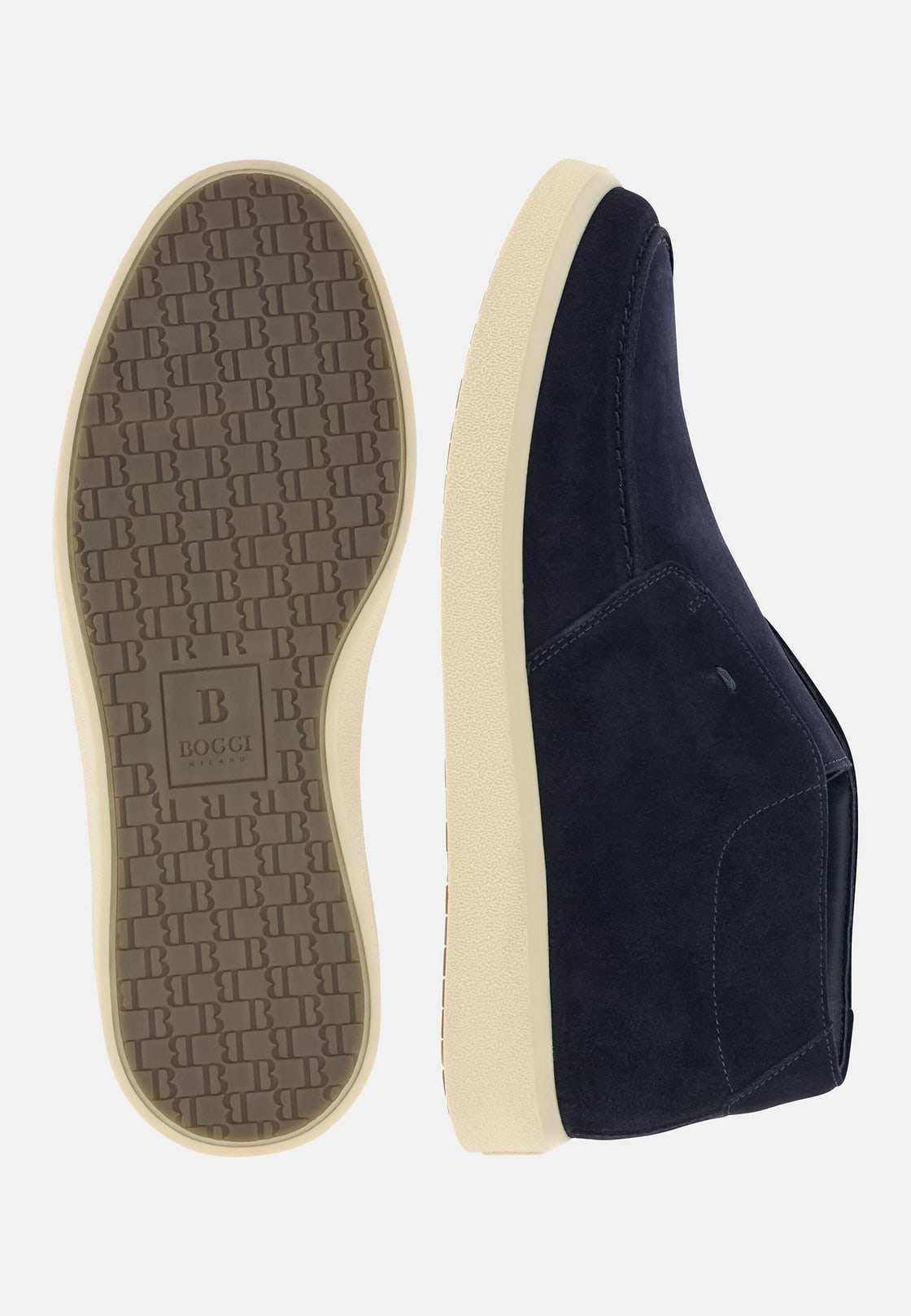 CIRRUS Suede Ankle Boots, Navy blue, hi-res, 4