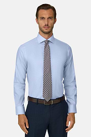 Shirt in Cotton Regular Fit, Light Blue, thumb, 1