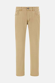 Jean En Coton Extensible, Beige, hi-res