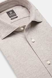 Regular Fit Cotton Jersey Polo Shirt, Beige, hi-res