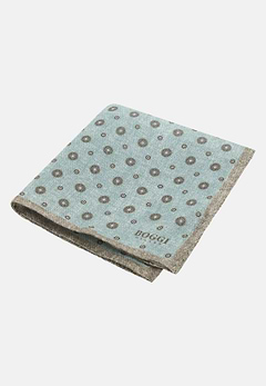 Medallion Linen Pocket Square